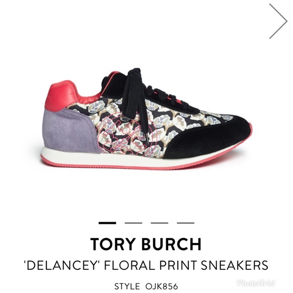 Tory burch floral sneakers Clearance
